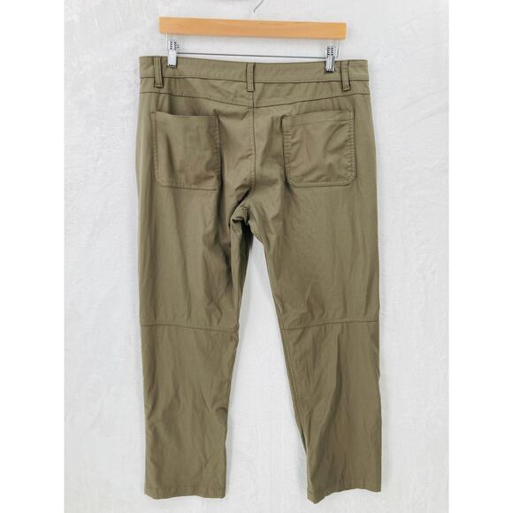Swiss Tech Pants Mens 36x30 Tan Stretch Polyester Performance Outdoor Chino - Picture 7 of 12